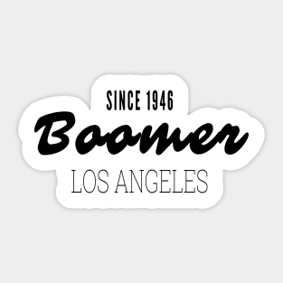 Boomer Los Angeles Sticker